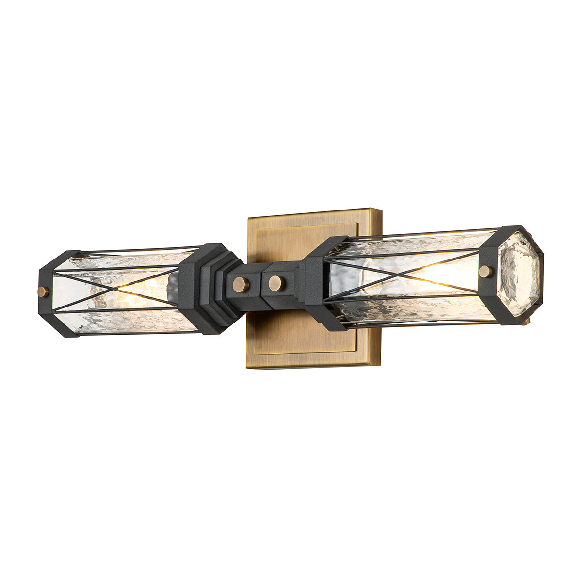 Lucas + McKearn - BB81000ATB-2-19 - Two Light Vanity - Abbey - Weather Zinc+ Atb