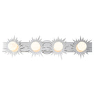 Lucas + McKearn - BB90417PC-4 - Applique murale à quatre lumières - Soleil - Chrome poli