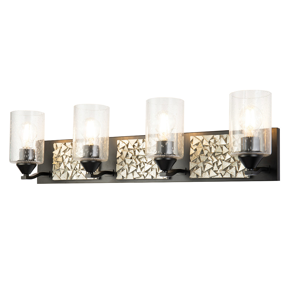 Lucas + McKearn - BB90586MB-4B1S - Four Light Vanity - Bocage - Matte Black