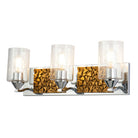 Lucas + McKearn - BB90586PC-3B1G - Three Light Vanity - Bocage - Polished Chrome