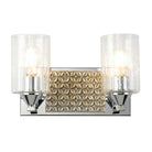 Lucas + McKearn - BB90587PC-2B2S - Two Light Vanity - Arcadia - Polished Chrome