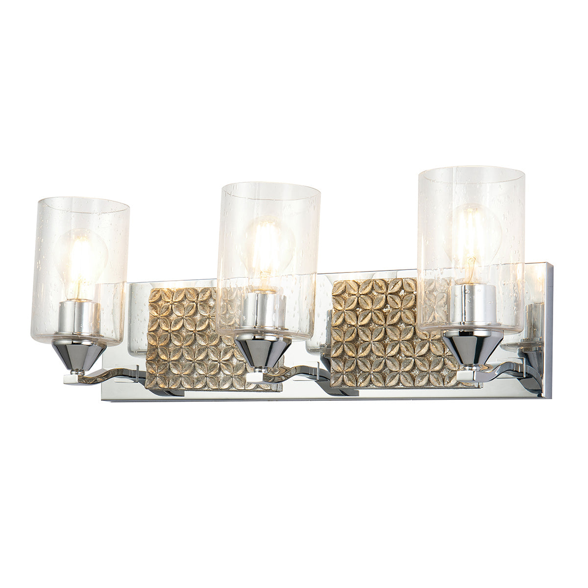 Lucas + McKearn - BB90587PC-3B2S - Three Light Vanity - Arcadia - Polished Chrome