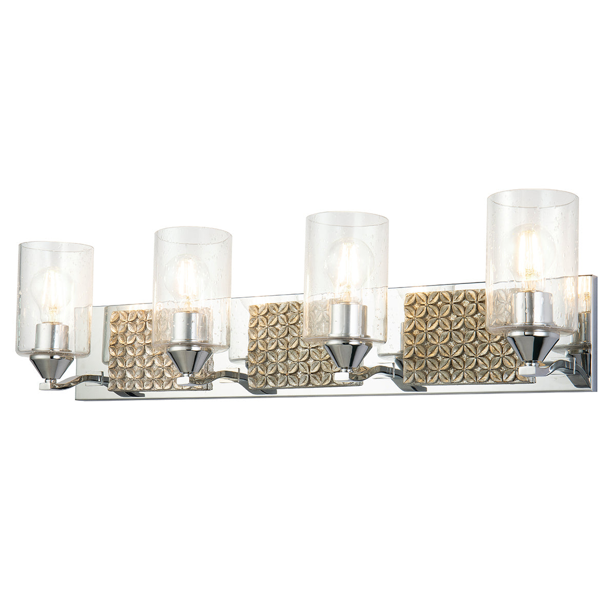 Lucas + McKearn - BB90587PC-4B2S - Four Light Vanity - Arcadia - Polished Chrome