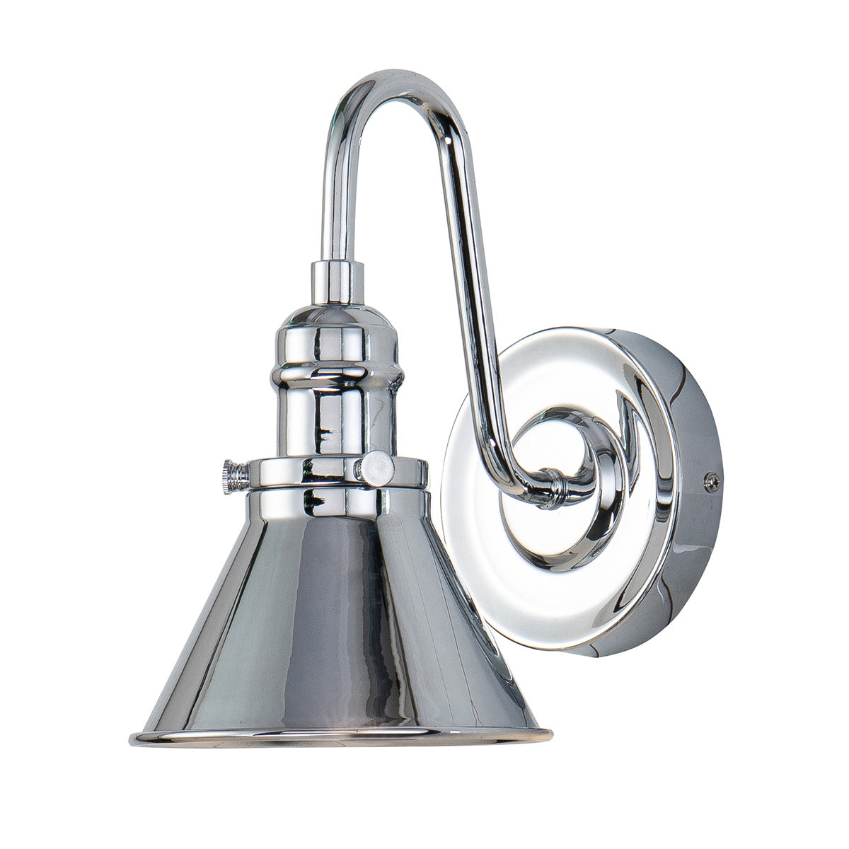 Lucas + McKearn - BB90684PC-1 - One Light Wall Sconce - Provence - Polished Chrome
