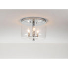 Lucas + McKearn - FM80122PC-13 - Three Light Flush Mount - Rampart - Polished Chrome