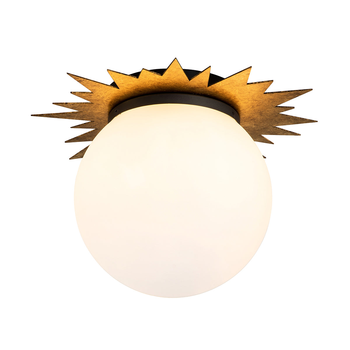 Lucas + McKearn - FM90417G-15 - Three Light Flush Mount - Soleil - Wzc+Gold