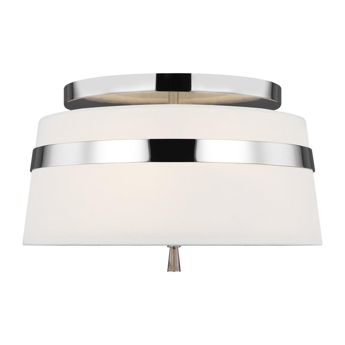 Visual Comfort Studio Canada - AF1143PN - Three Light Semi-Flush Mount - Cordtlandt - Polished Nickel