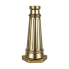 Generation Lighting Canada - POSTBASE-PDB - Post Base - Outdoor Post Base - Painted Distressed Brass