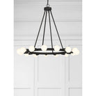 Crystorama - 9046-BK - 15 Lumières Suspendu - Dakota - Noir