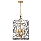 Crystorama - STM-B5106-BZ-GA - Six Light Mini Chandelier - Stemmons - Bronze + Antique Gold