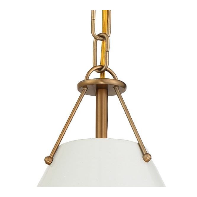 Crystorama - XAV-B8301-VG - One Light Pendant - Xavier - Vibrant Gold