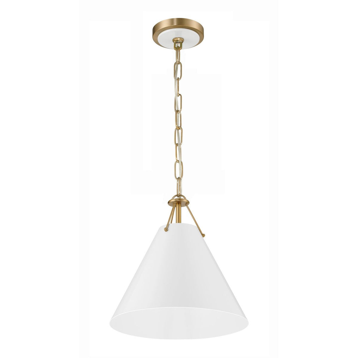 Crystorama - XAV-B8301-VG - One Light Pendant - Xavier - Vibrant Gold