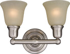 Meuble-lavabo de salle de bain Maxim Lighting 11087SVSN Bel Air en nickel satiné