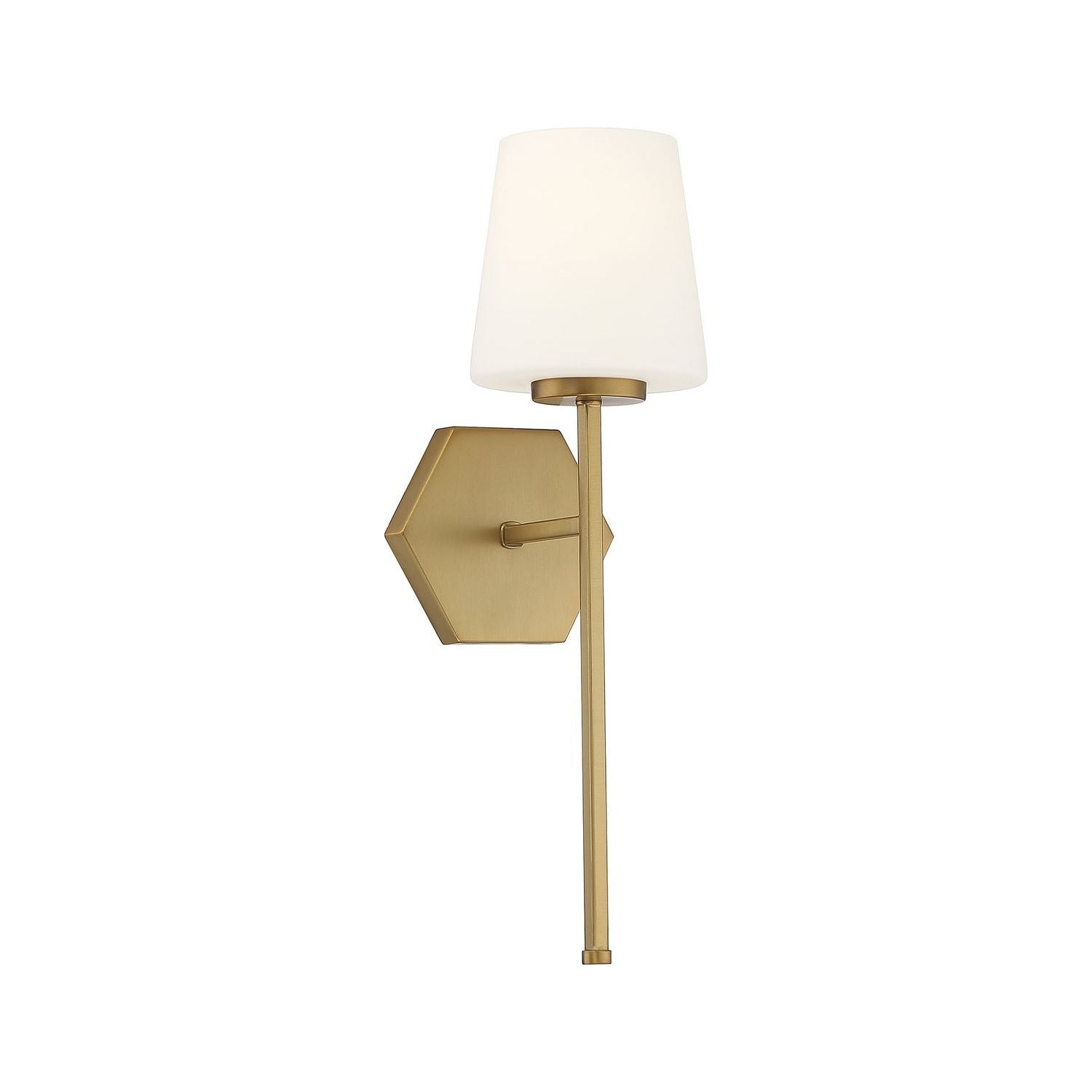 Lighting One E - V6-L9-2222-1-322 - One Light Wall Sconce - Conover - Warm Brass