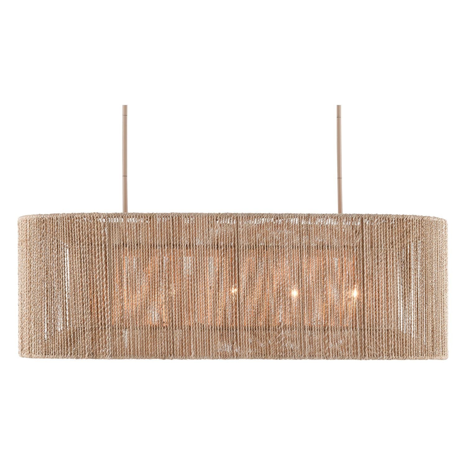 Currey and Company - 9000-0737 - Five Light Chandelier - Mereworth - Natural Rope/Beige