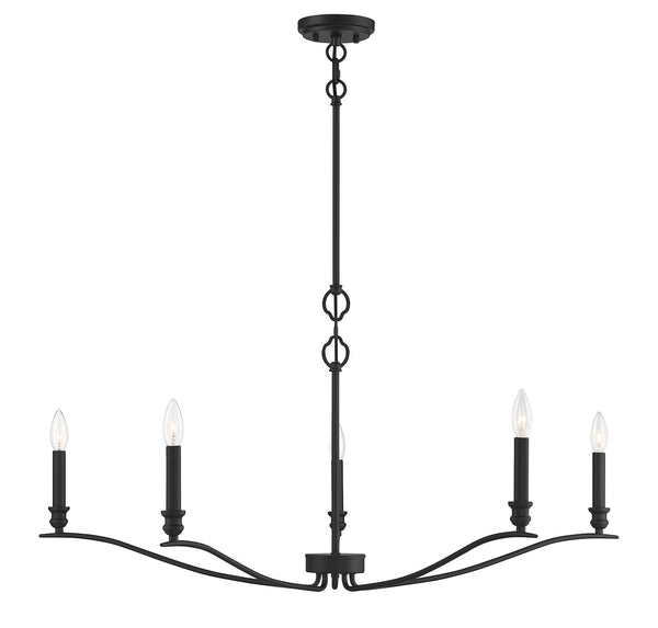 Meridian Five Light Chandelier