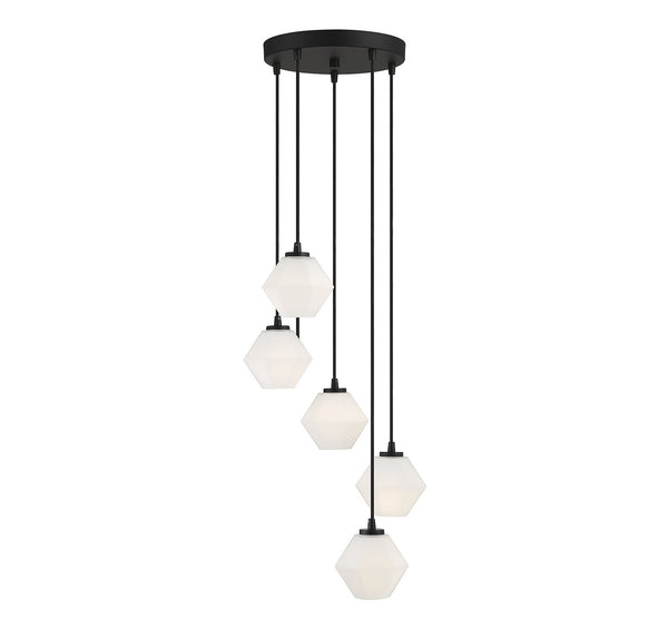 Meridian Five Light Chandelier