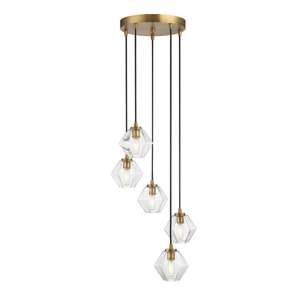 Meridian Five Light Chandelier