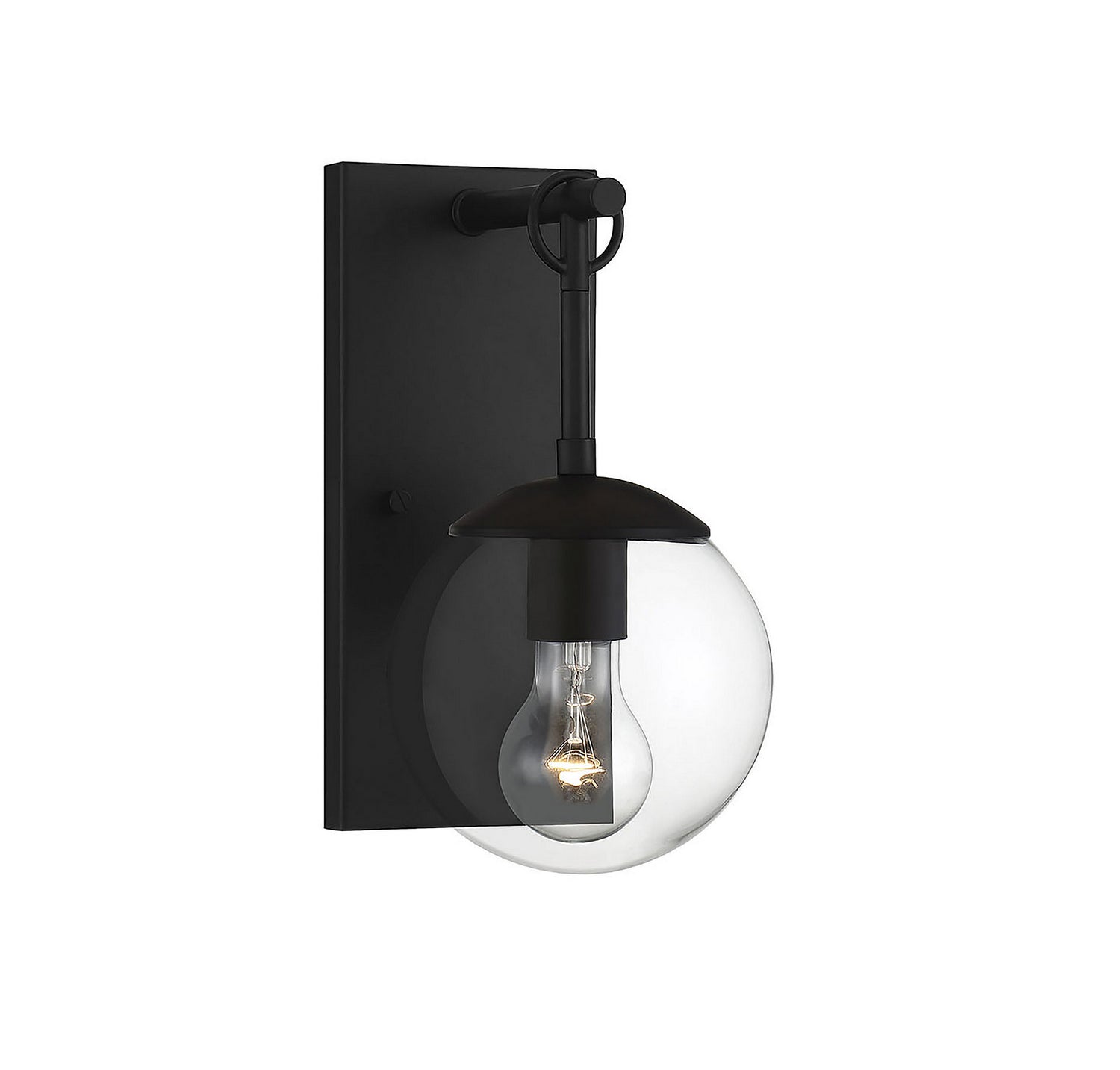 Meridian M50029BK Une lumière extérieure Murale en noir mat