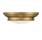 Meridian M60063NB Deux lumières Plafonnier en laiton naturel