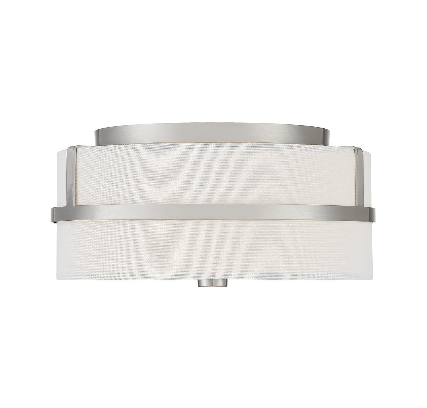 Meridian M60065BN Two Light Flush Mount in Brushed Nickel