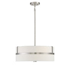 Meridian M70102BN Four Light Pendant in Brushed Nickel