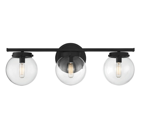 Meridian Three Light Bathroom Vanity Light