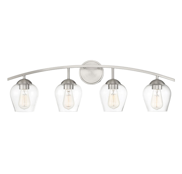 Meridian Four Light Bathroom Vanity Light