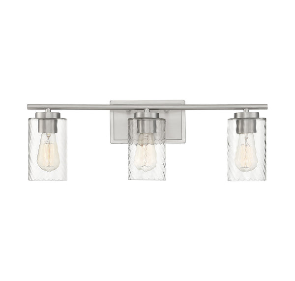Meridian Three Light Bathroom Vanity Light