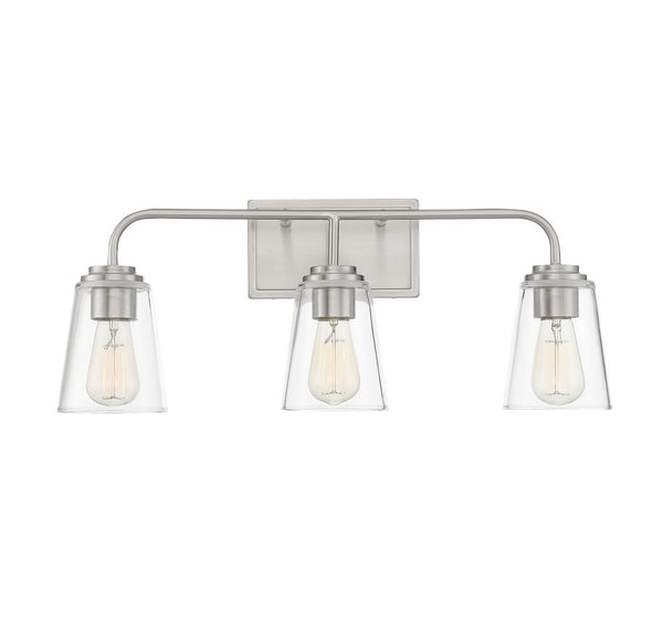Meridian Three Light Bathroom Vanity Light
