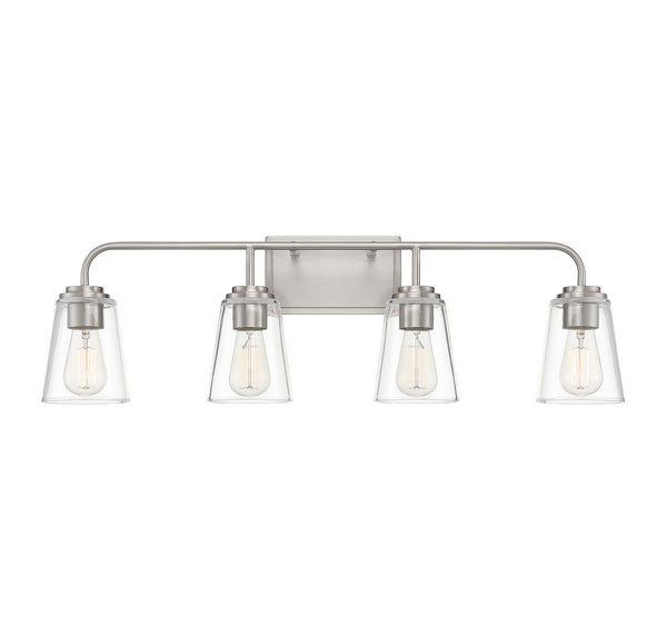 Applique murale Meridian à quatre lumières pour salle de bain