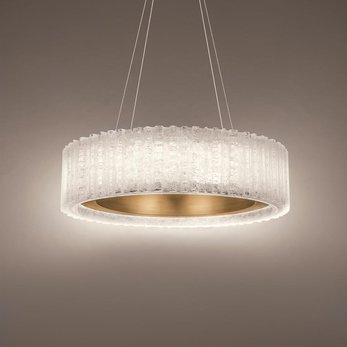 Montreal Lighting & Hardware - Rhiannon LED Chandelier by Modern Forms | Open Box - PD-70128-AB-OB | Montreal Lighting & Hardware