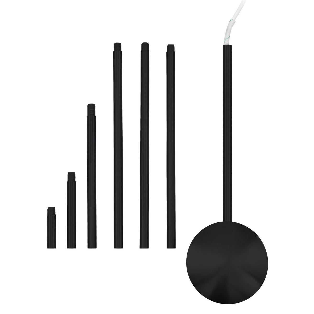 Eglo Canada - 204821A - Rallonge de plafond - Rallonge - Noir