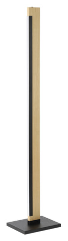 Eglo Canada - 99296A - LED Floor Lamp - Camacho - Black, Wood
