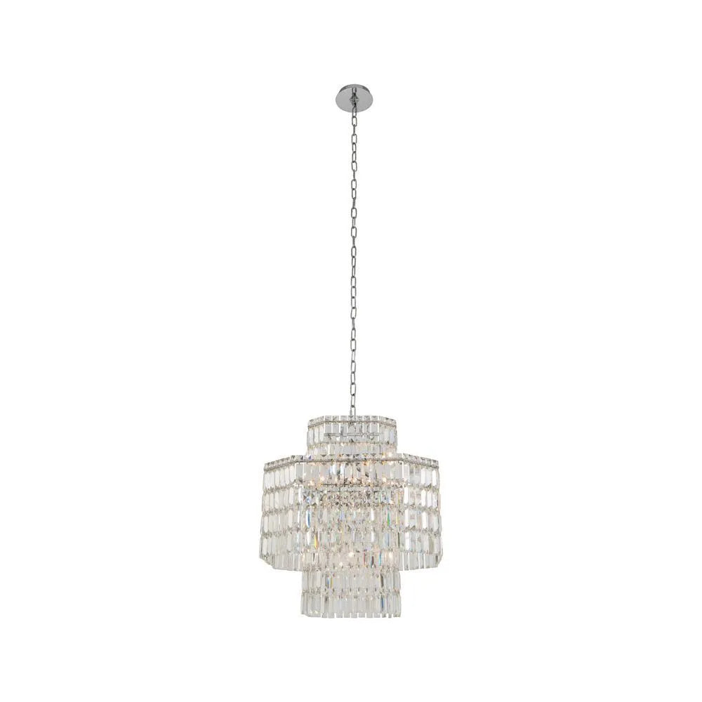 Allegri - 036555-010-FR001 - 12 Light Pendant - Livelli - Polished Chrome