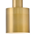 Lark 83687LCB Casey Metal Shade Pendant in Lacquered Brass