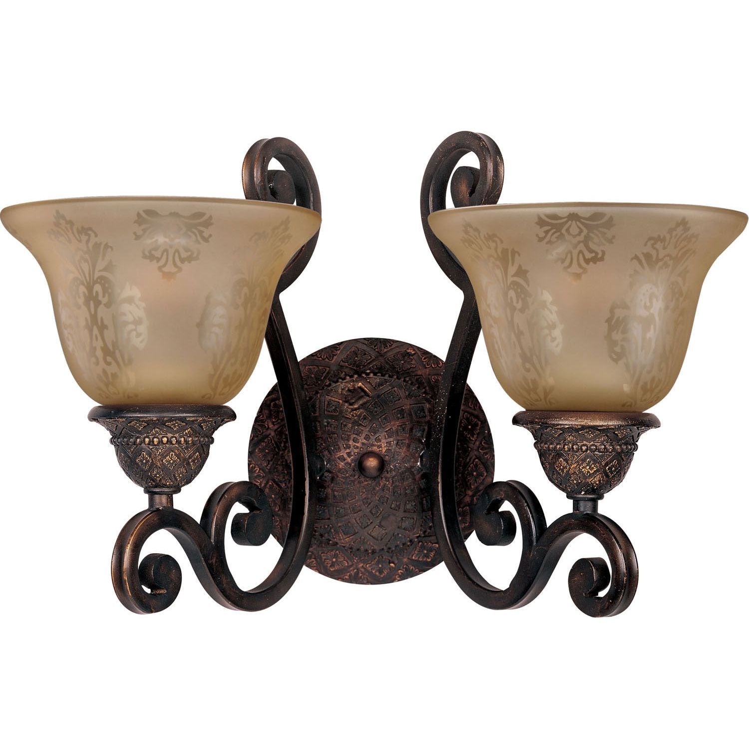 Maxim - 11247SAOI - Two Light Wall Sconce - Symphony - Oil Rubbed Bronze
