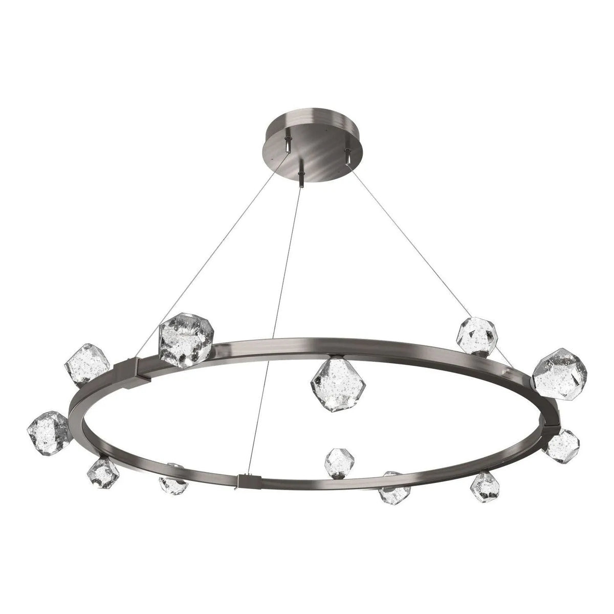 Hammerton Studio - CHB0070-40-GM-CZ-CA1-L3 - LED Chandelier - Stella - Gunmetal