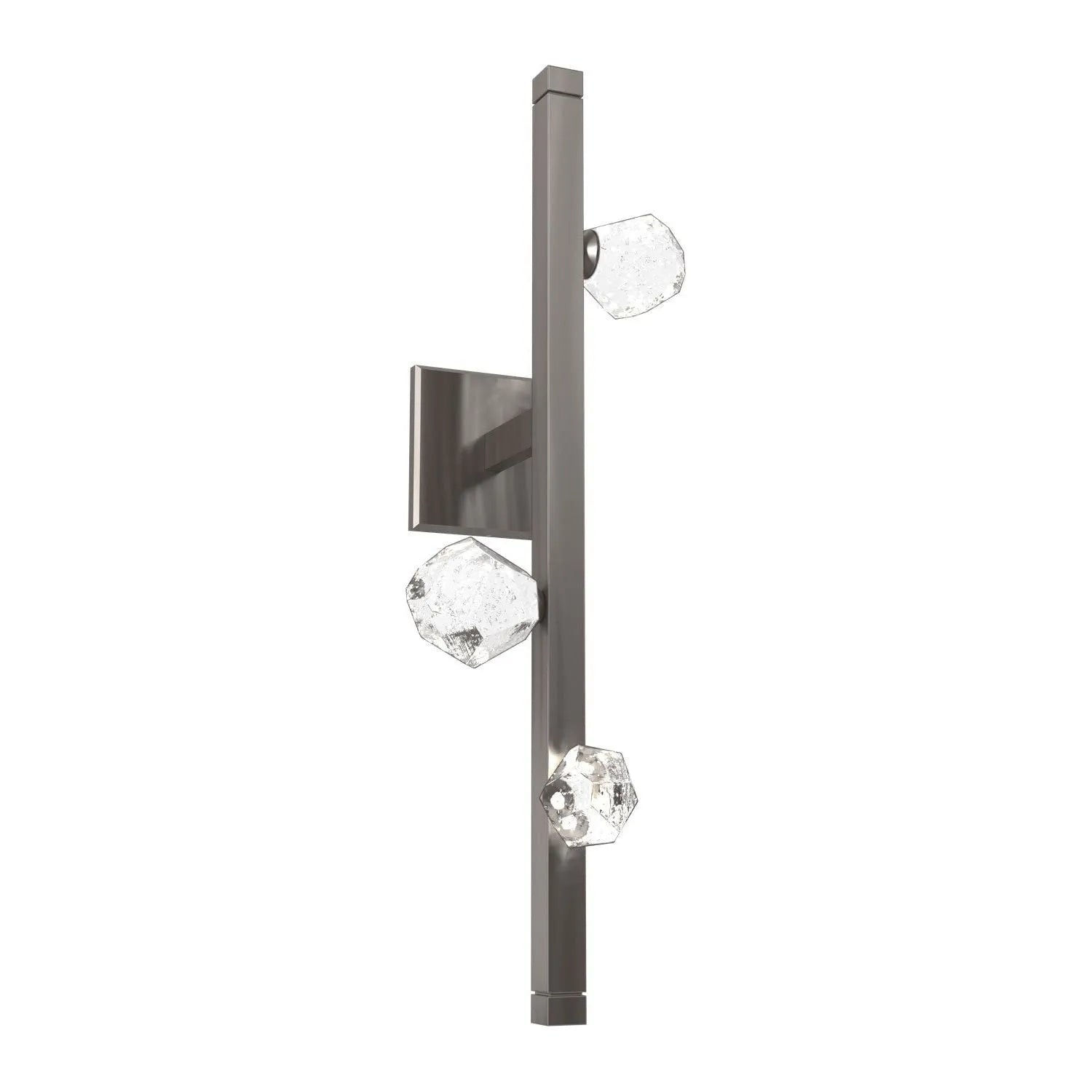 Hammerton Studio - IDB0070-24-GM-CZ-L3 - LED Wall Sconce - Stella - Gunmetal