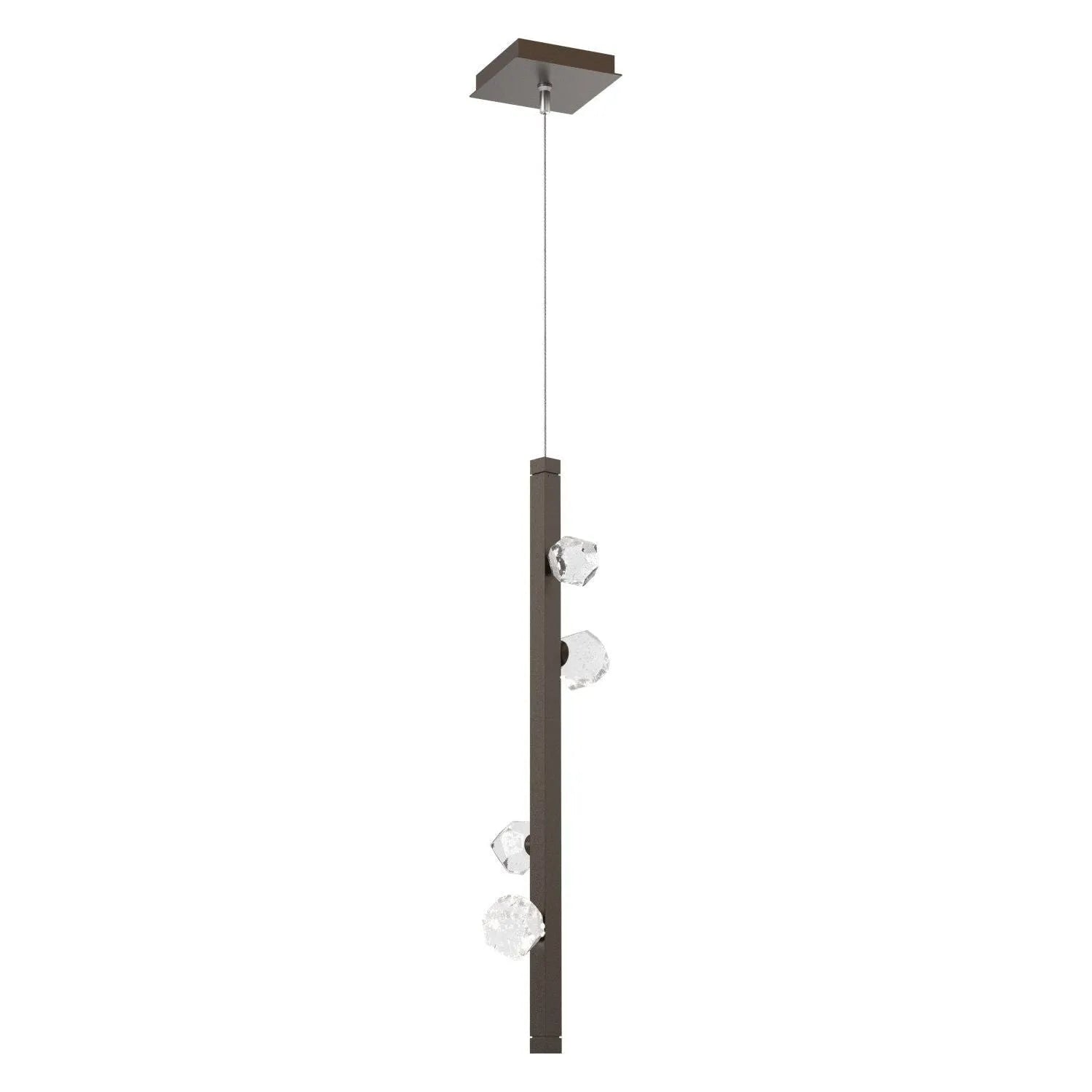 Hammerton Studio - LAB0070-01-FB-CZ-CA1-L3 - LED Pendant - Stella - Flat Bronze