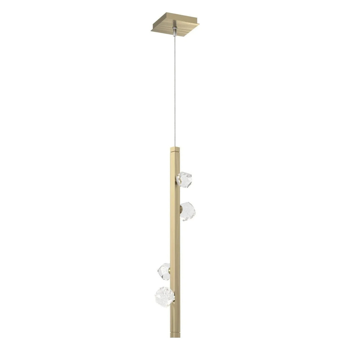 Hammerton Studio - LAB0070-01-HB-CZ-CA1-L3 - LED Pendant - Stella - Heritage Brass