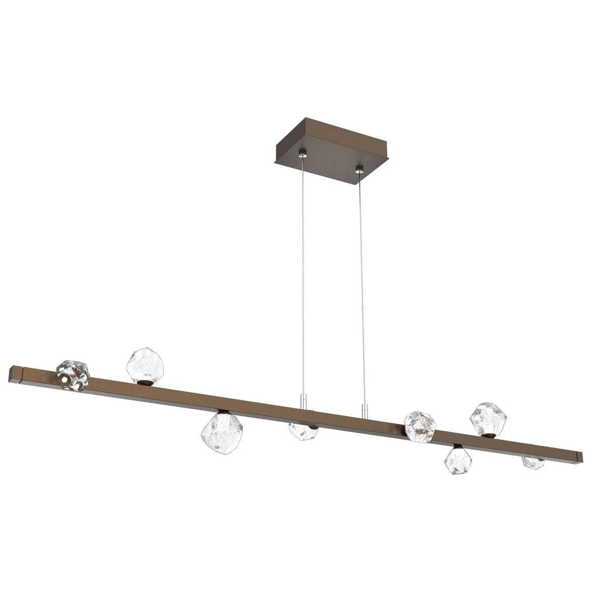 Hammerton Studio - PLB0070-54-FB-CZ-CA1-L3 - LED Linear Suspension - Stella - Flat Bronze