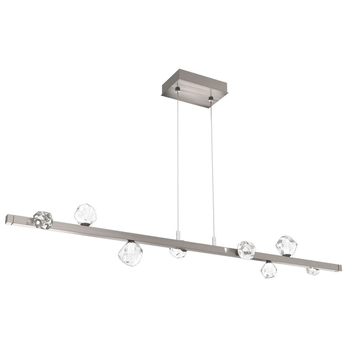 Hammerton Studio - PLB0070-54-GM-CZ-CA1-L3 - LED Linear Suspension - Stella - Gunmetal