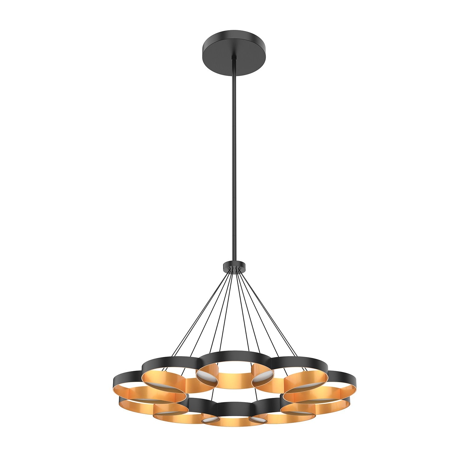Kuzco Canada - CH90833-BK/GD - LED Chandelier - Maestro - Black/Gold