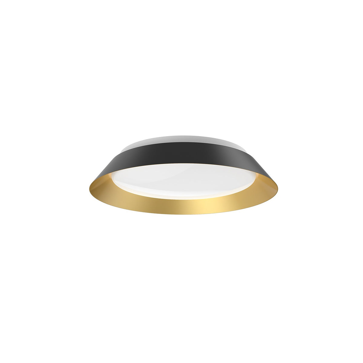 Kuzco Canada - FM43414-BK/GD - LED Flush Mount - Jasper - Black/Gold
