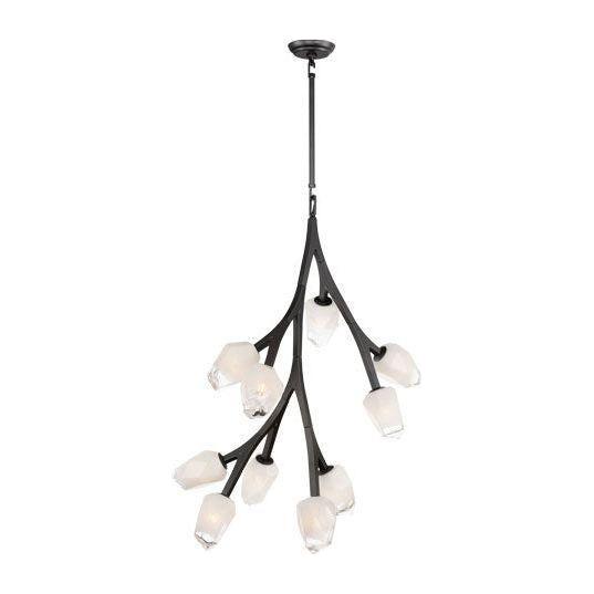 ET2 - E32798-93BK - LED Pendant - Blossom - Black