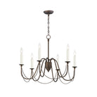Maxim Lighting 12166CHB Plumette Chandelier in Chestnut Bronze