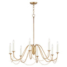 Maxim Lighting 12168GL Plumette Chandelier in Gold Leaf
