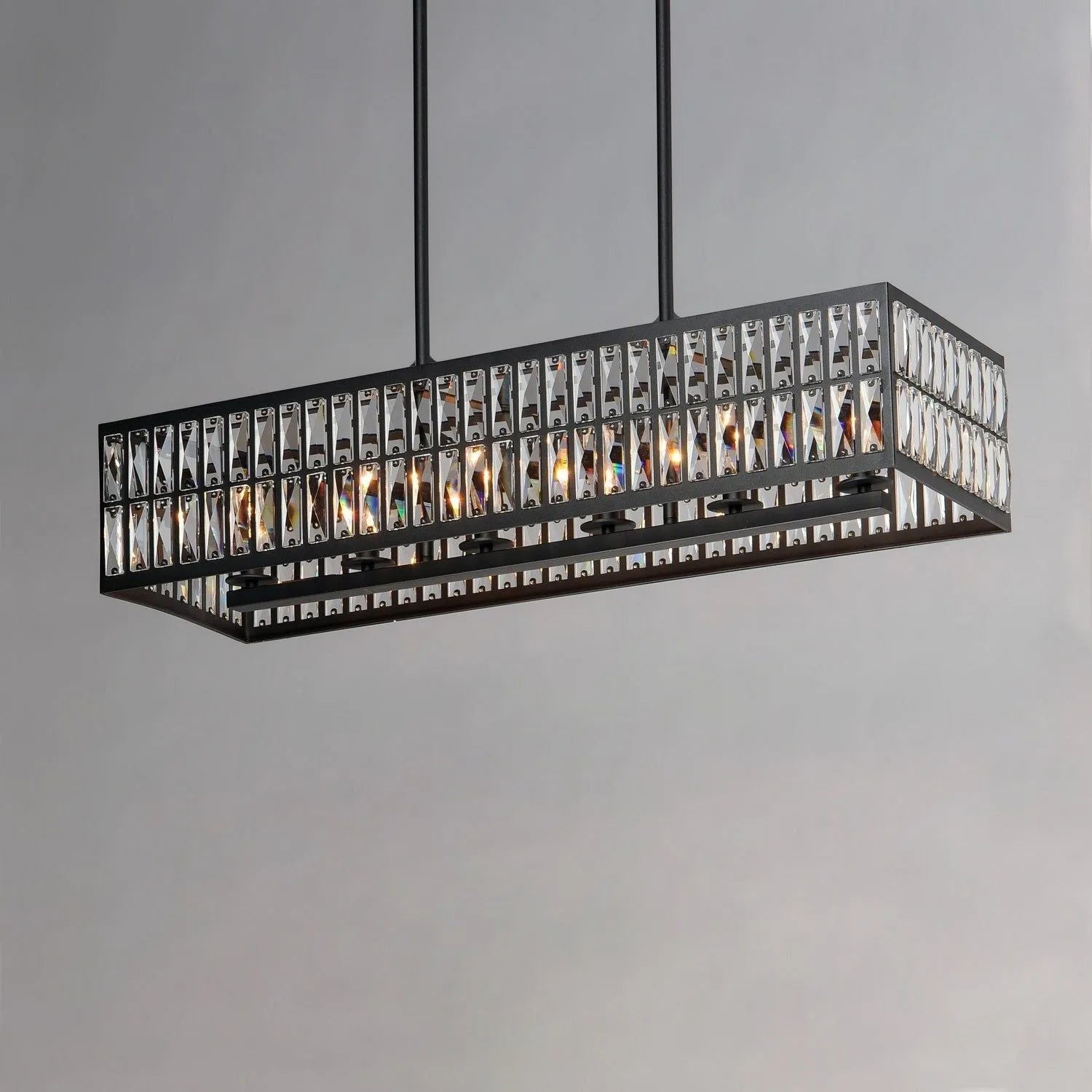 Maxim Lighting - Madeline Linear Pendant - 21817BCBK | Montreal Lighting & Hardware