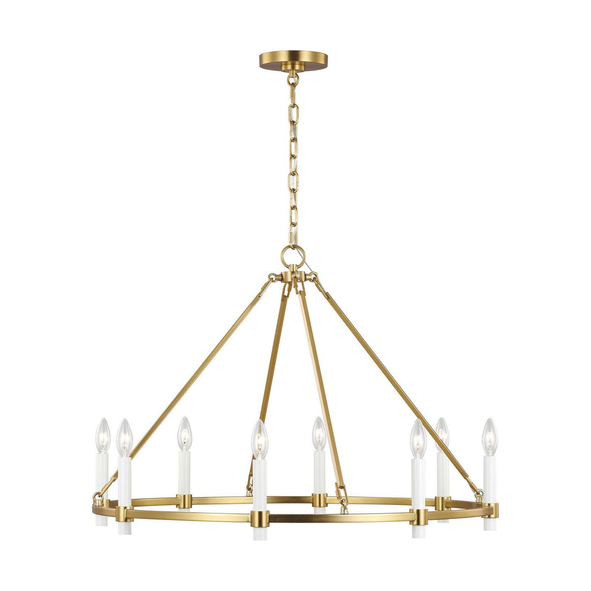 Visual Comfort Studio Canada - CC1458BBS - Eight Light Chandelier - Marston - Burnished Brass